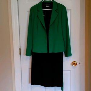 dress and jacket